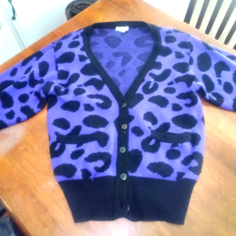 Soft purple sweater